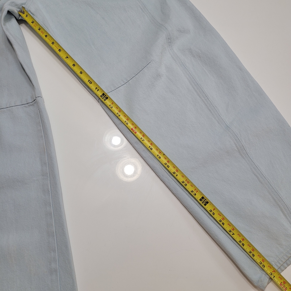 Universal Thread High-Rise Curved Leg Barrel Ballow Light Wash Jeans  Size 6 - Picture 7 of 16